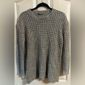 Women’s DONT ASK WHY Gray Crew‎ Neck Knit Acrylic Mohair Blend. OS.